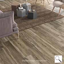 Canela Glazed Porcelain 8 inch by 36 inch Wood Look Tile Plank